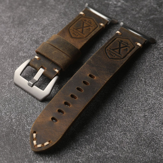 Vintage Handmade Leather Band For Samsung Watch Ultra