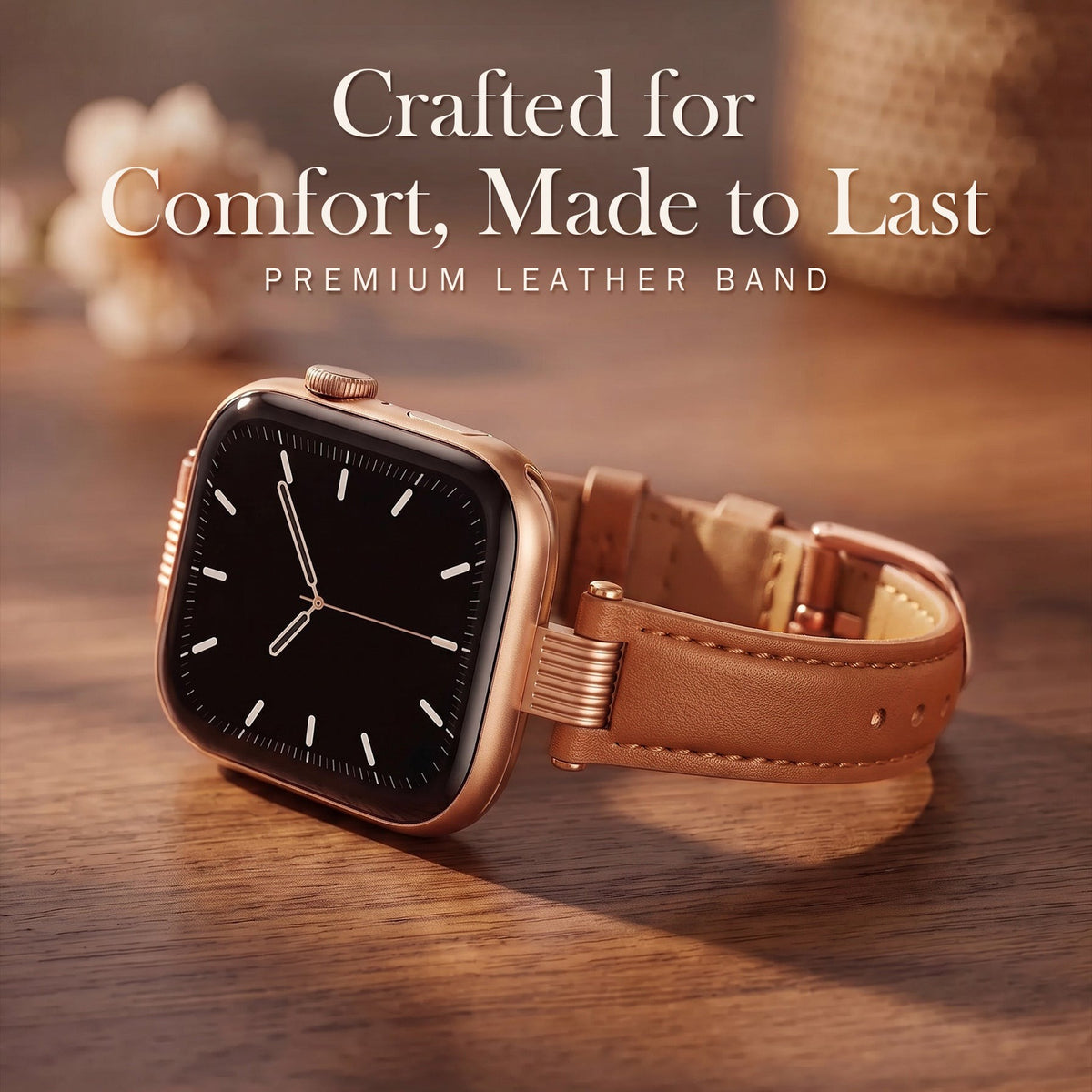 The Tapered Leather Strap For Apple Watch