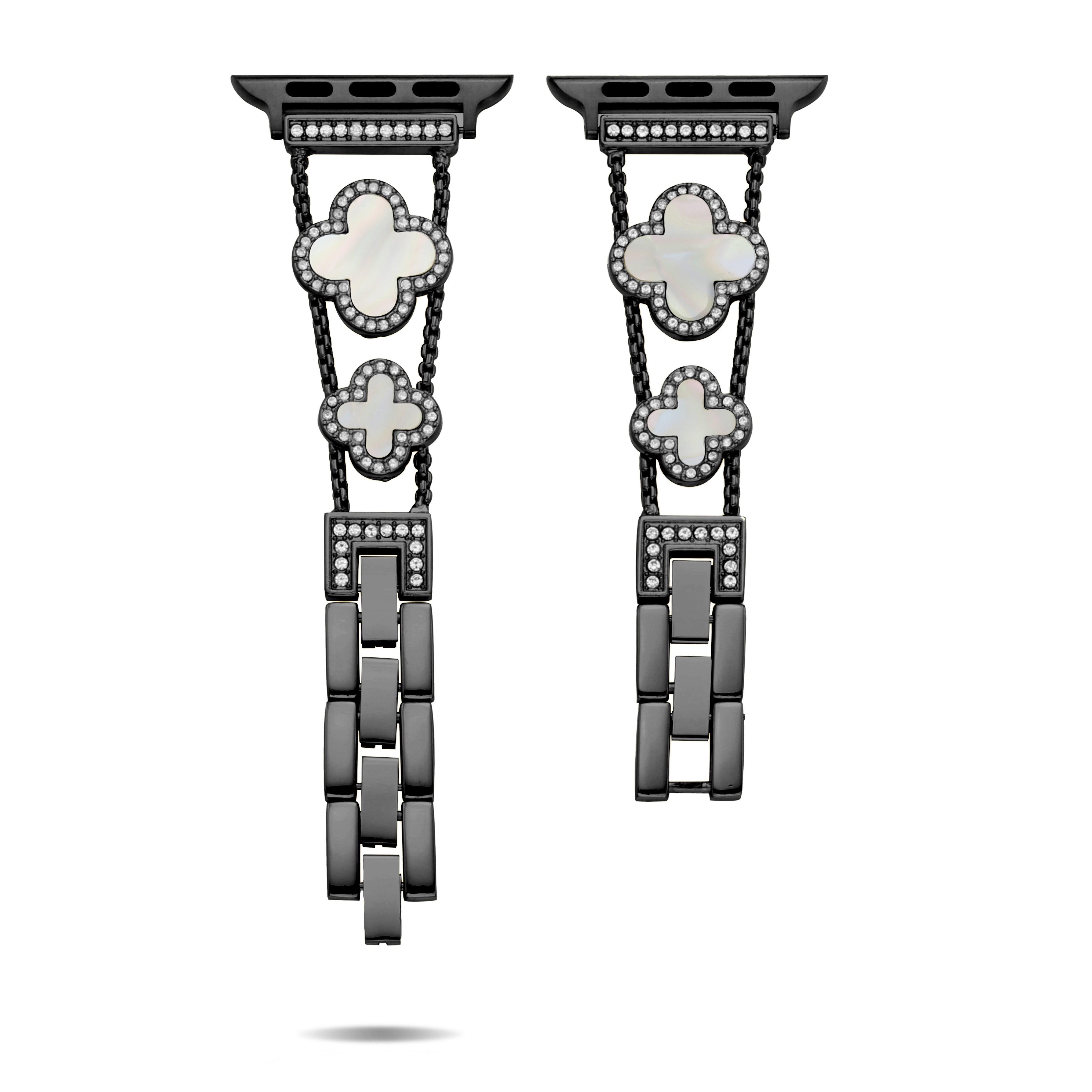 Flower Sparkle Diamond Chain Bracelet for Apple Watch