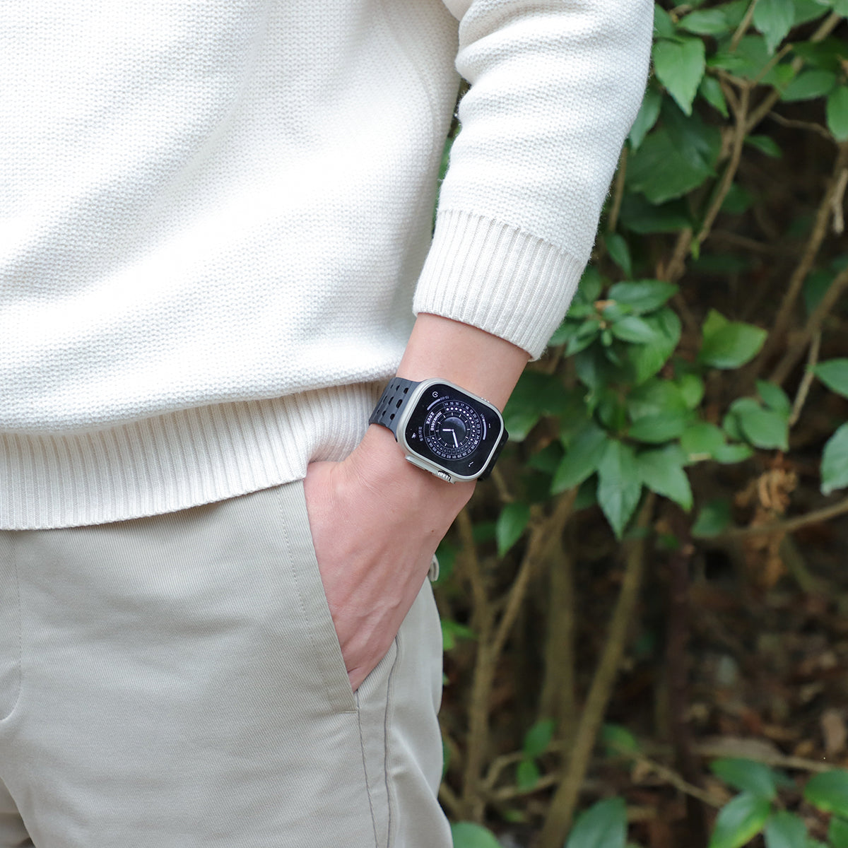 AW Breathable Magnetic Silicone Strap For Apple Watch