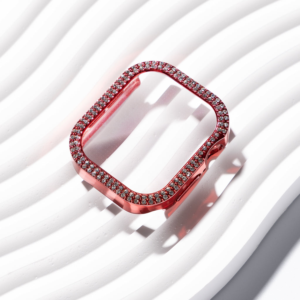 Rhinestone Tempered Glass Case Cover