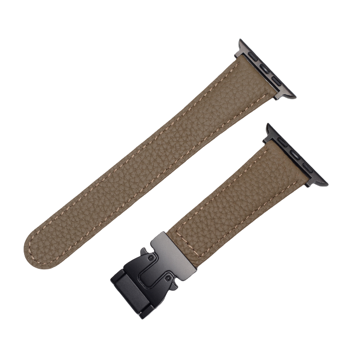 Magnetic Buckle Leather Strap For Apple Watch