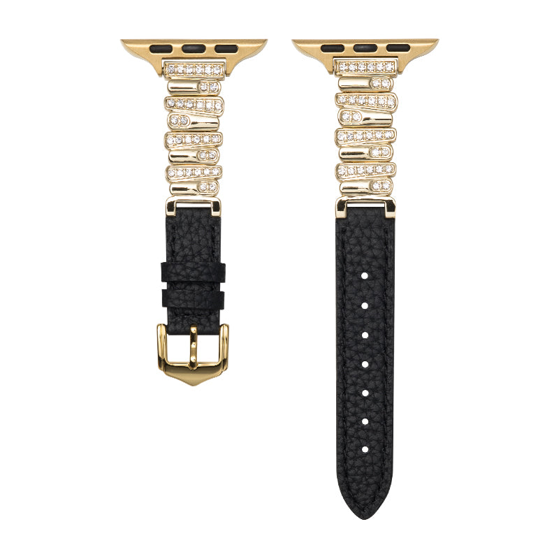 Irregular Leather Strap For Apple Watch