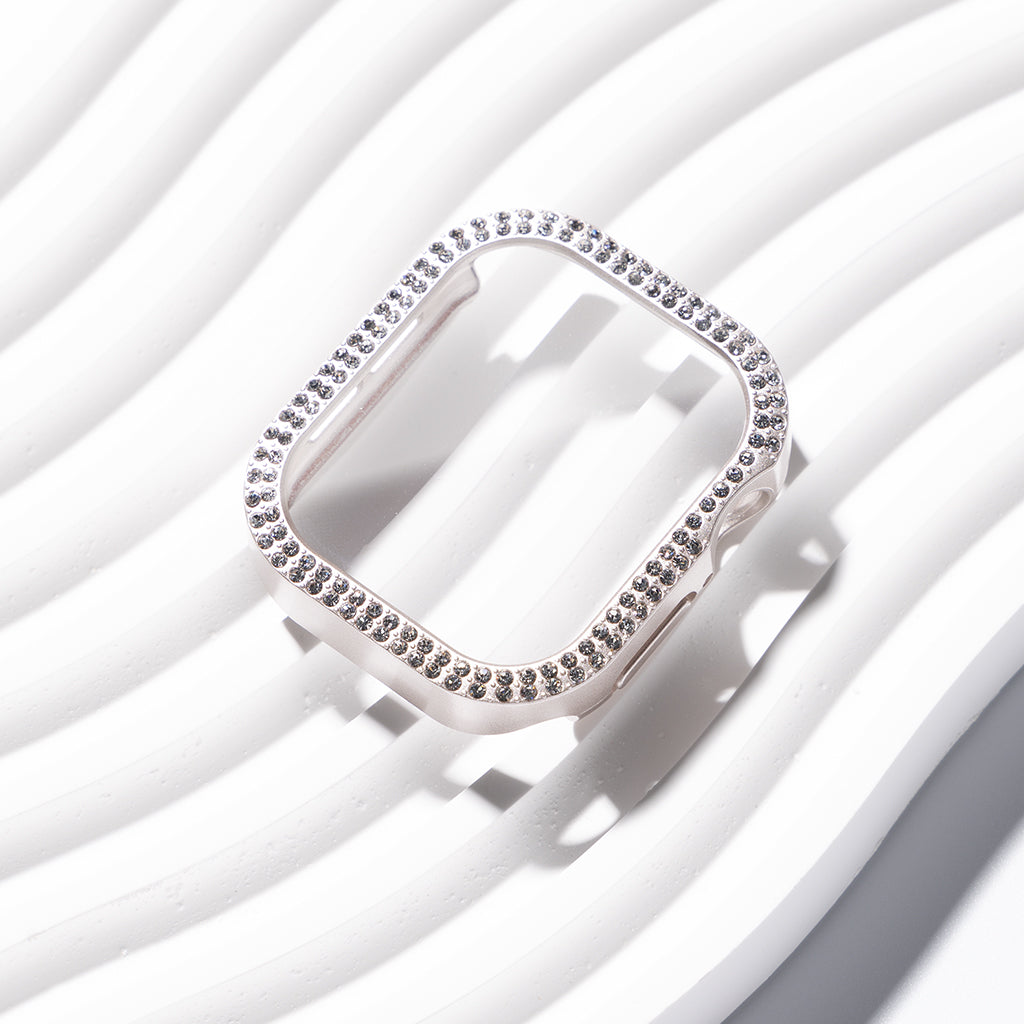 Rhinestone Tempered Glass Case Cover