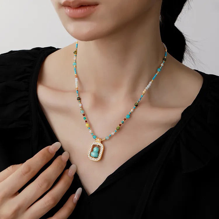 The Modern Vintage Turquoise Necklace