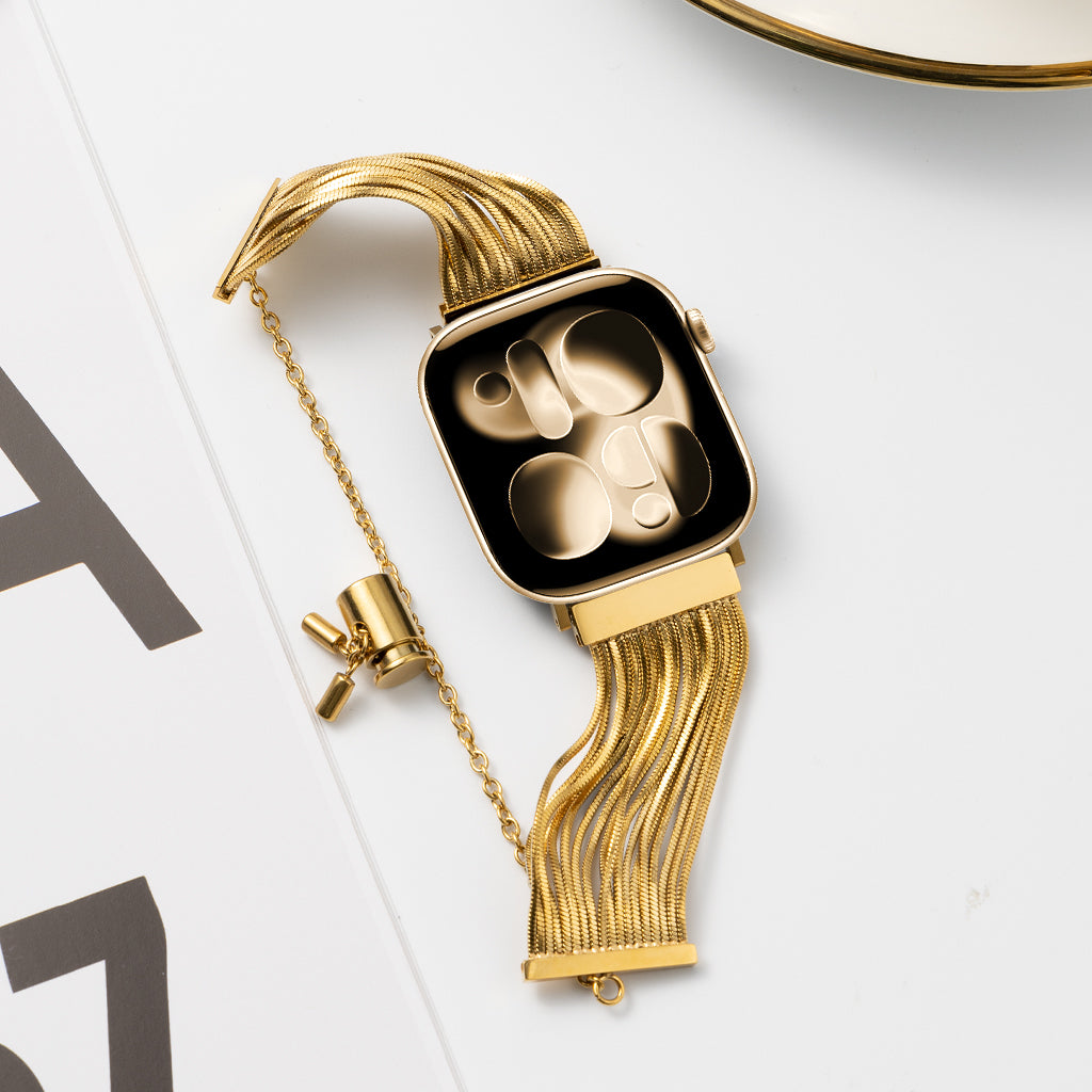 Boho Metallic Tassel Bracelet