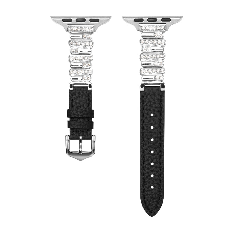 Irregular Leather Strap For Apple Watch