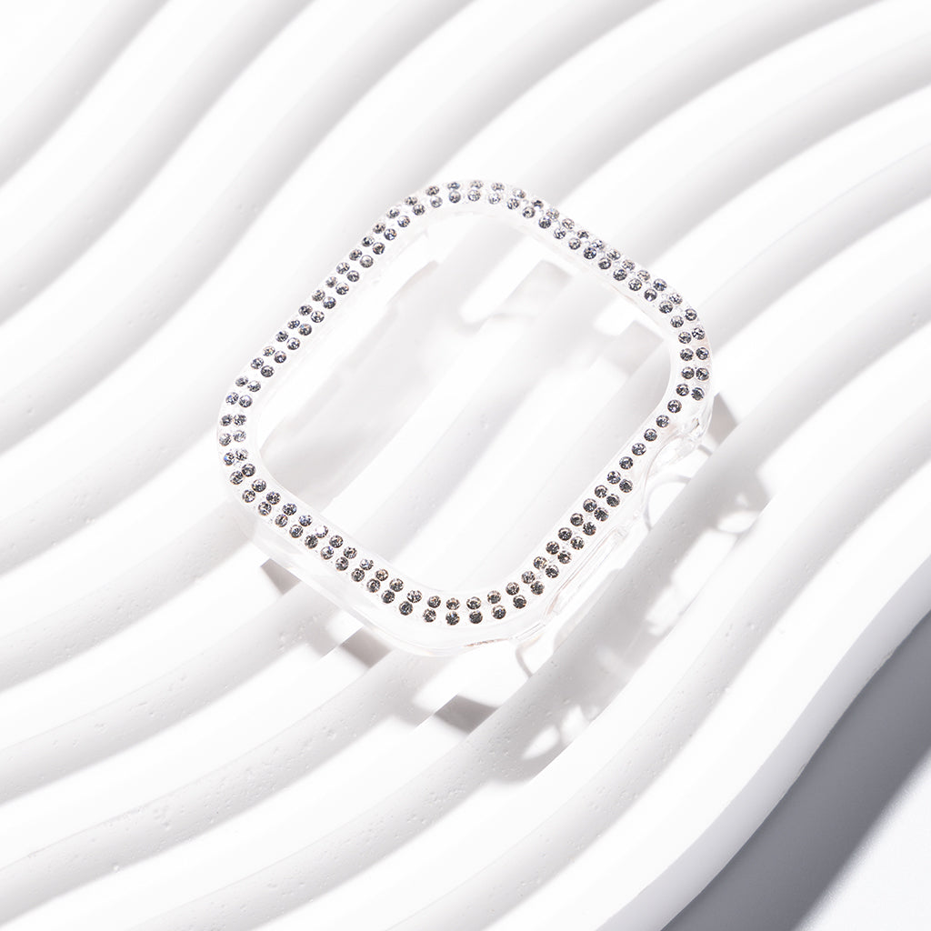 Rhinestone Tempered Glass Case Cover