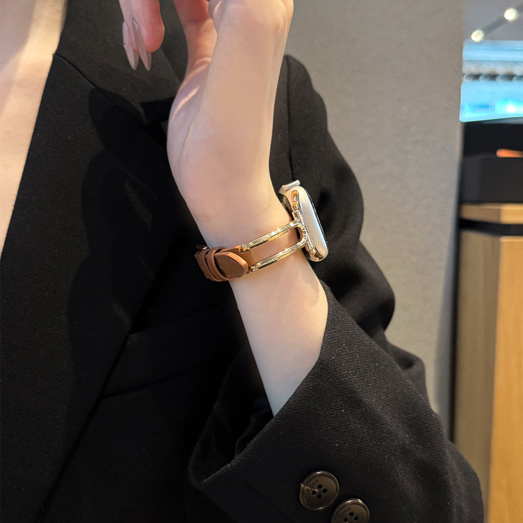 The Margaux Leather Apple Watch Strap