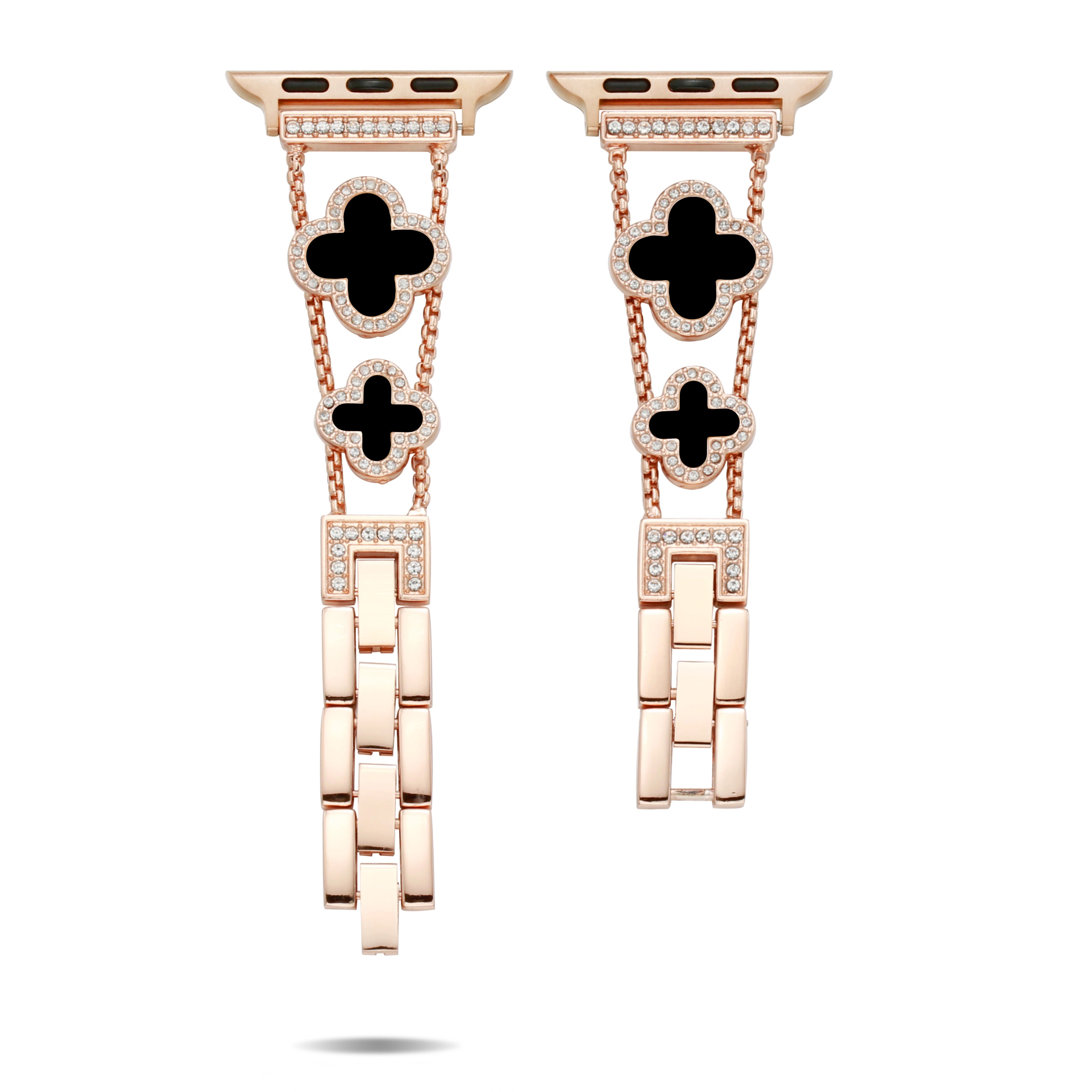 Flower Sparkle Diamond Chain Bracelet for Apple Watch