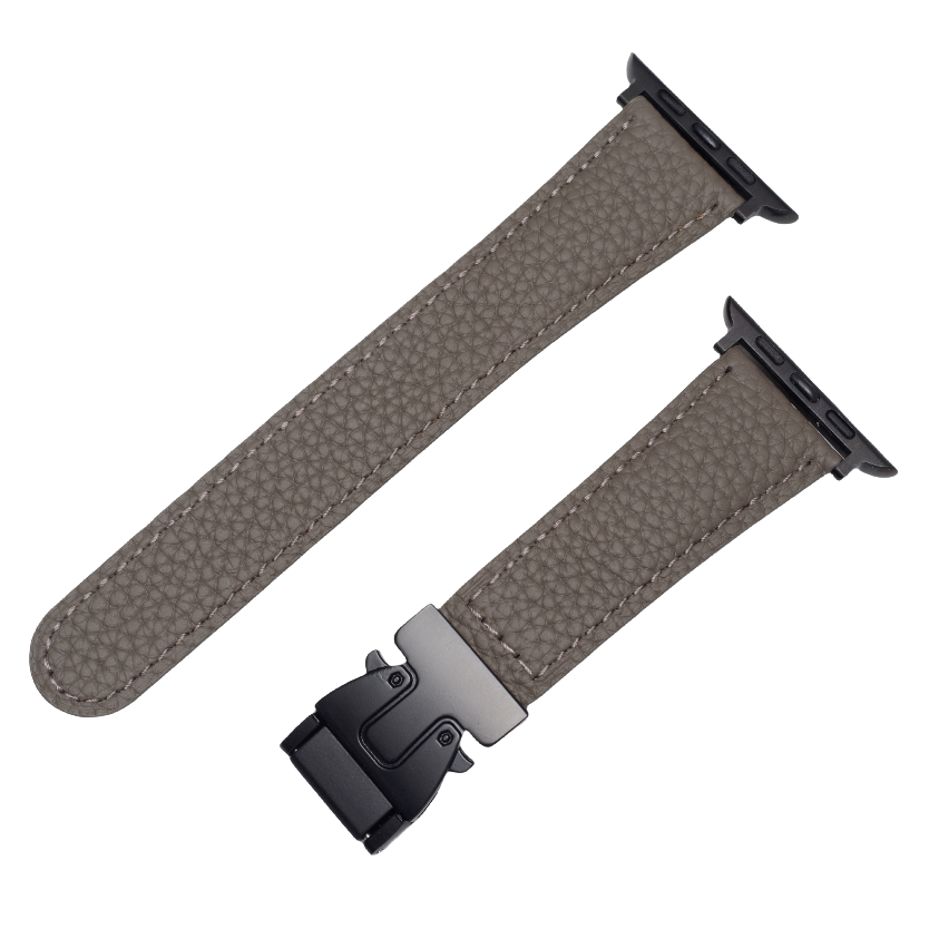 Magnetic Buckle Leather Strap For Apple Watch