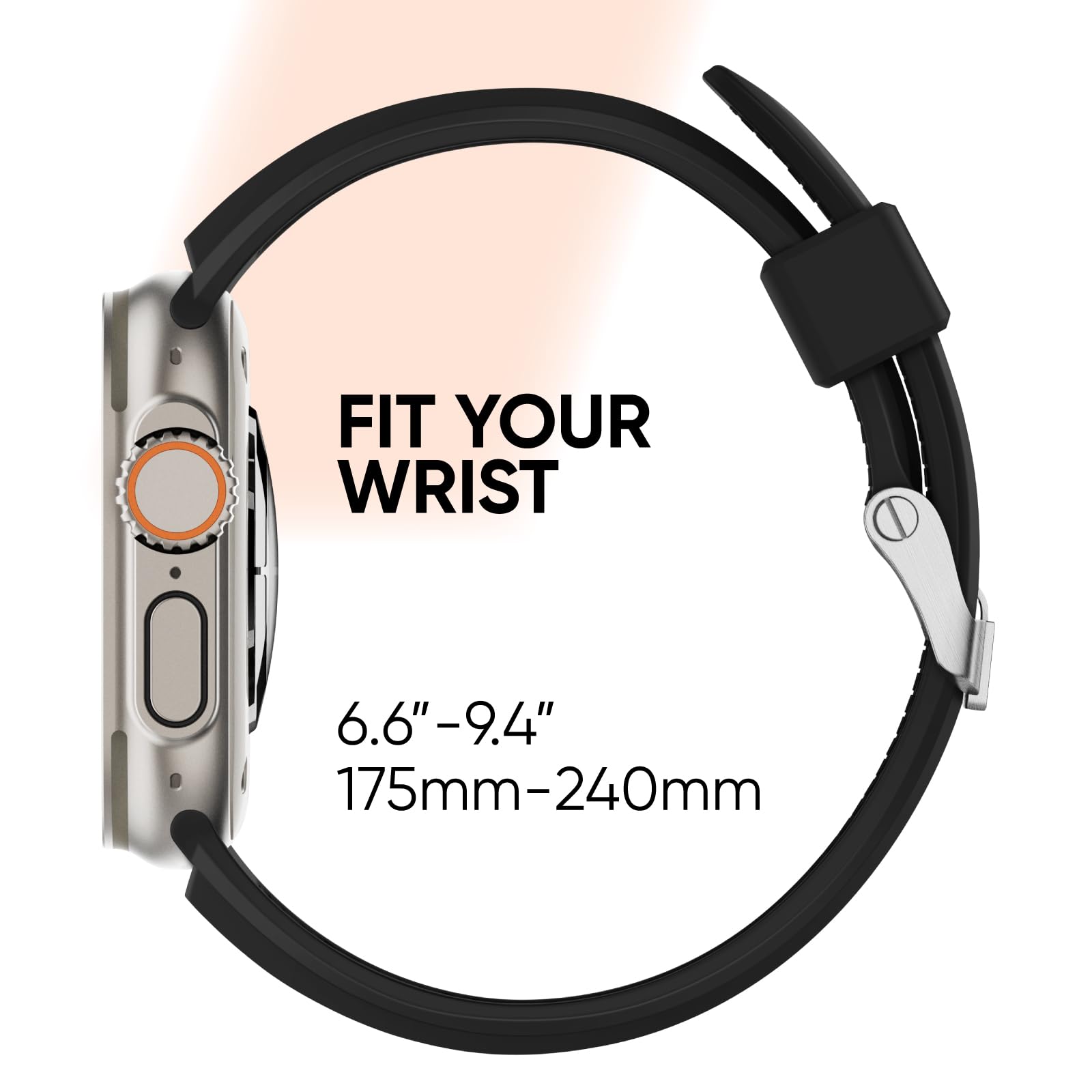 Grid Rugged Silicone Sport Band For Apple Watch