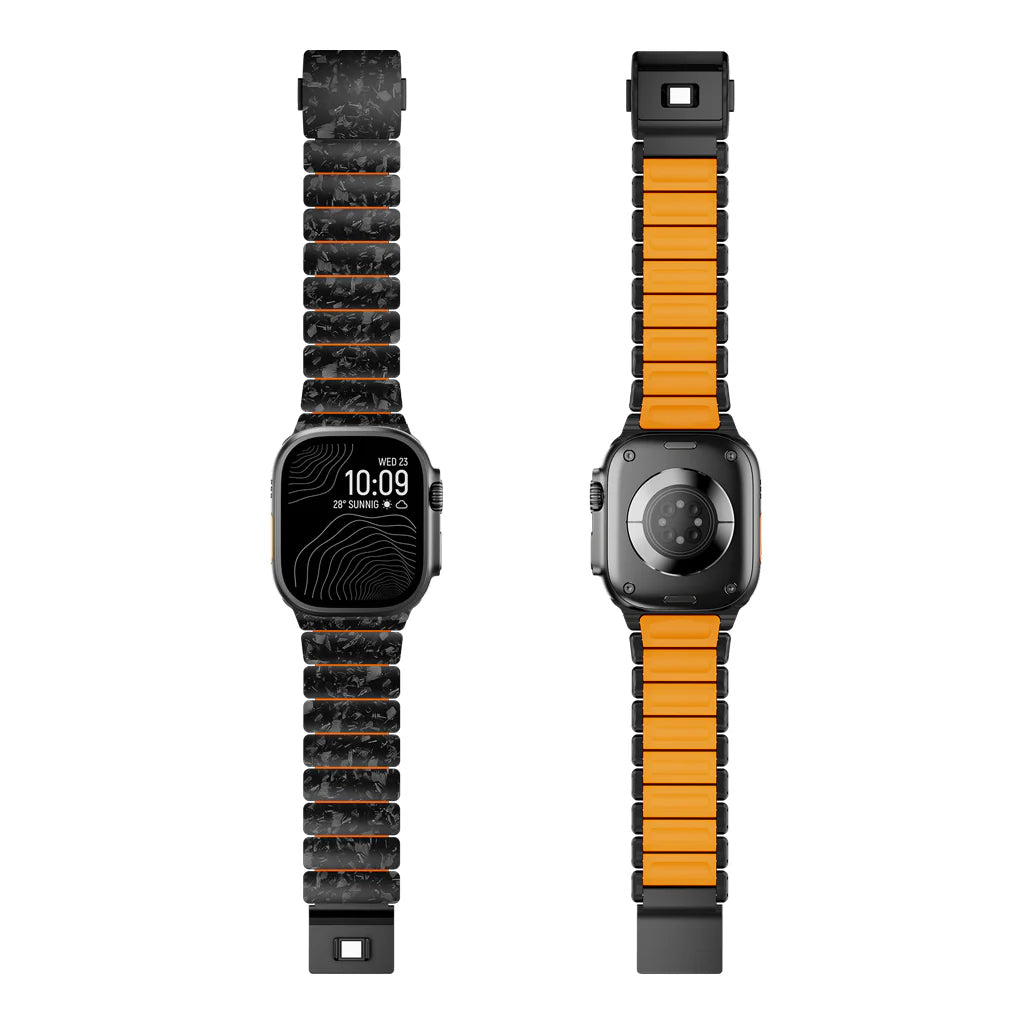 Forged Carbon & Fluoro-Tech Strap For Apple Watch