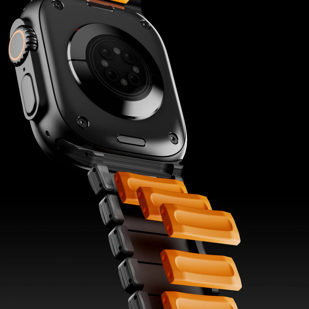 Forged Carbon & Fluoro-Tech Strap For Apple Watch