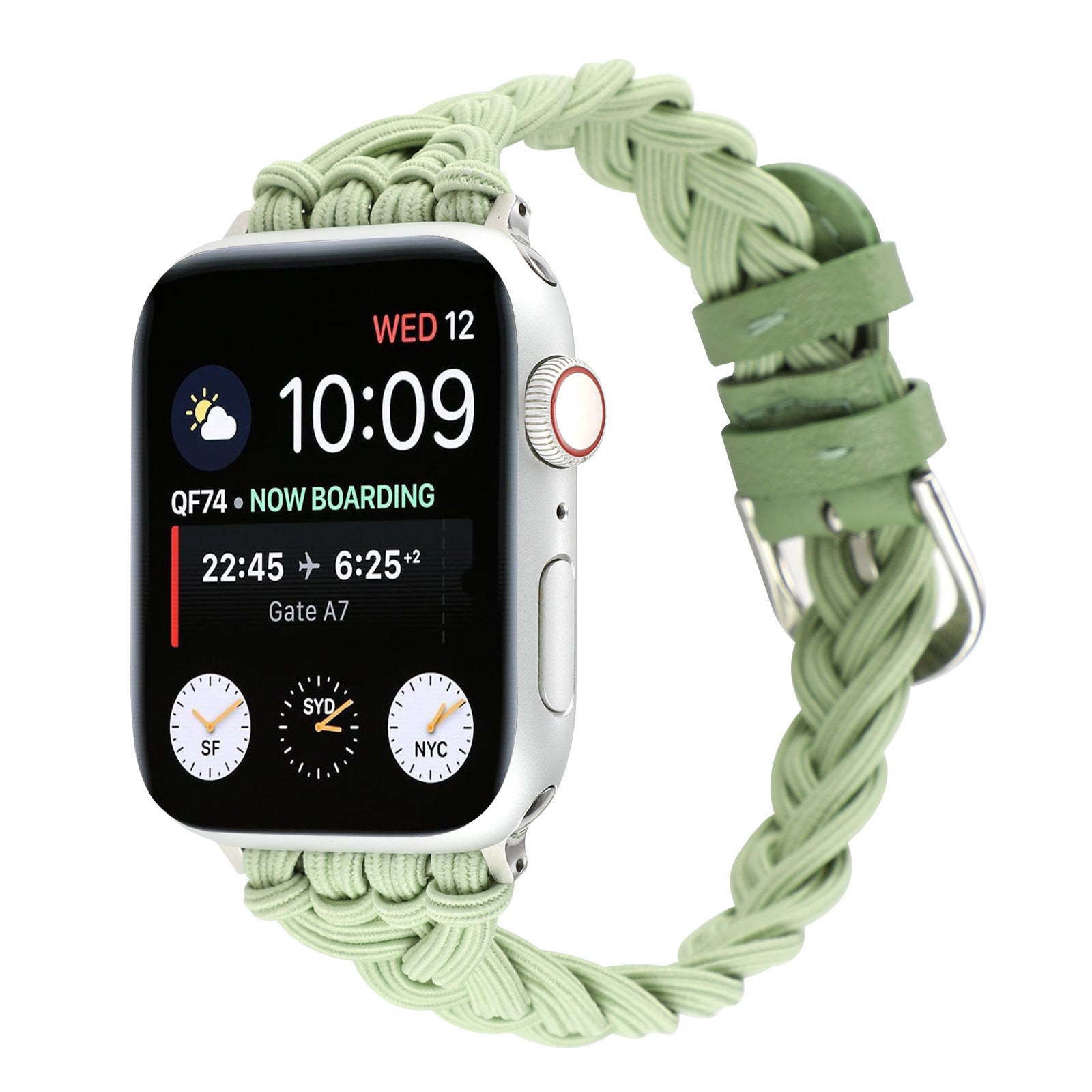 Stretch Braided Nylon Watch Strap For Apple Watch