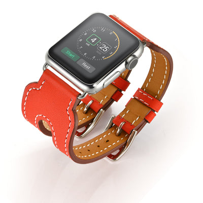 DOUBLE BUCKLE CUFF BAND FOR APPLE WATCH