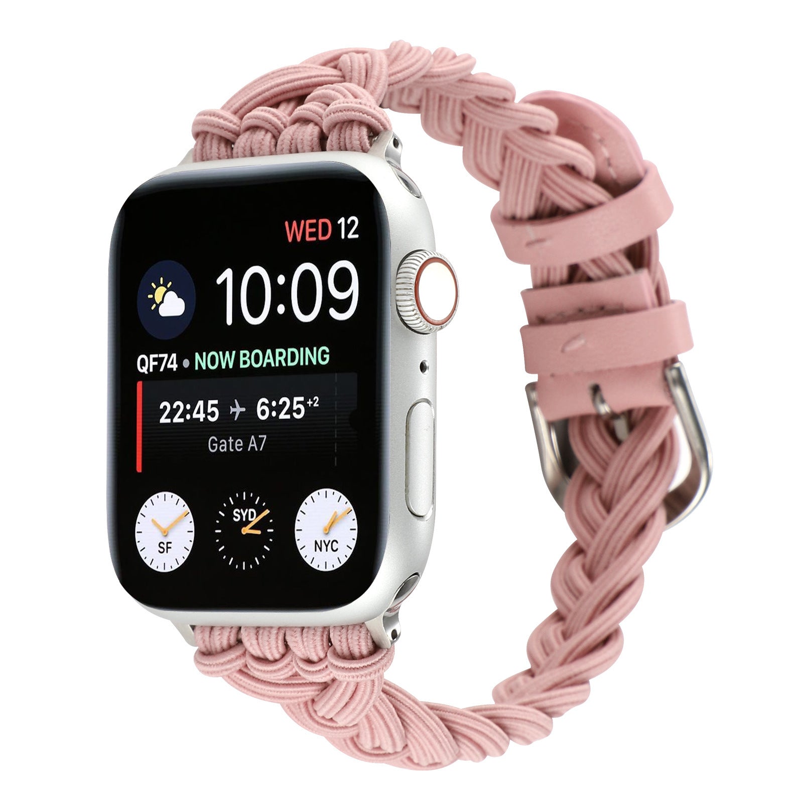Stretch Braided Nylon Watch Strap For Apple Watch