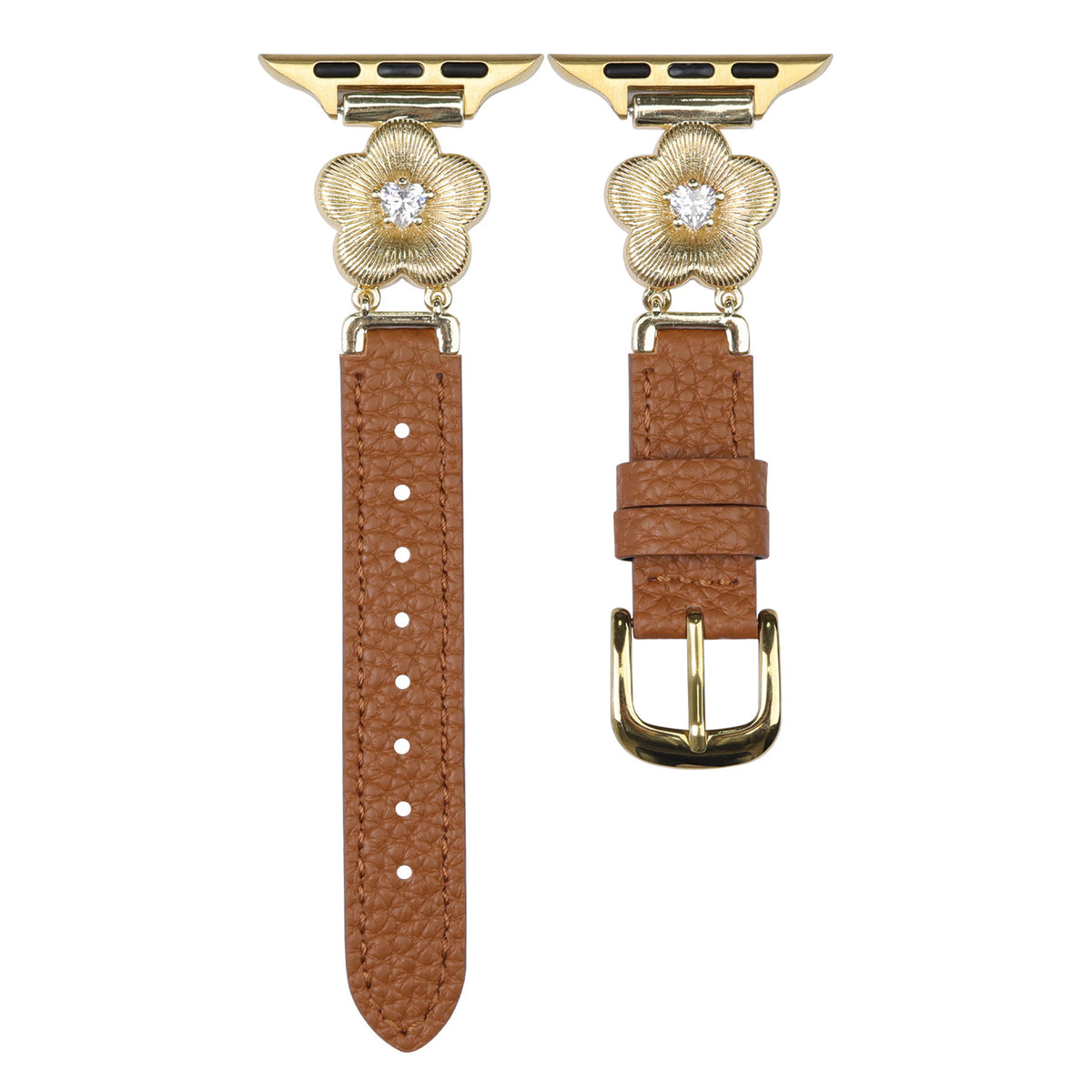 Sparkling Petal Leather Bracelet For Apple Watch