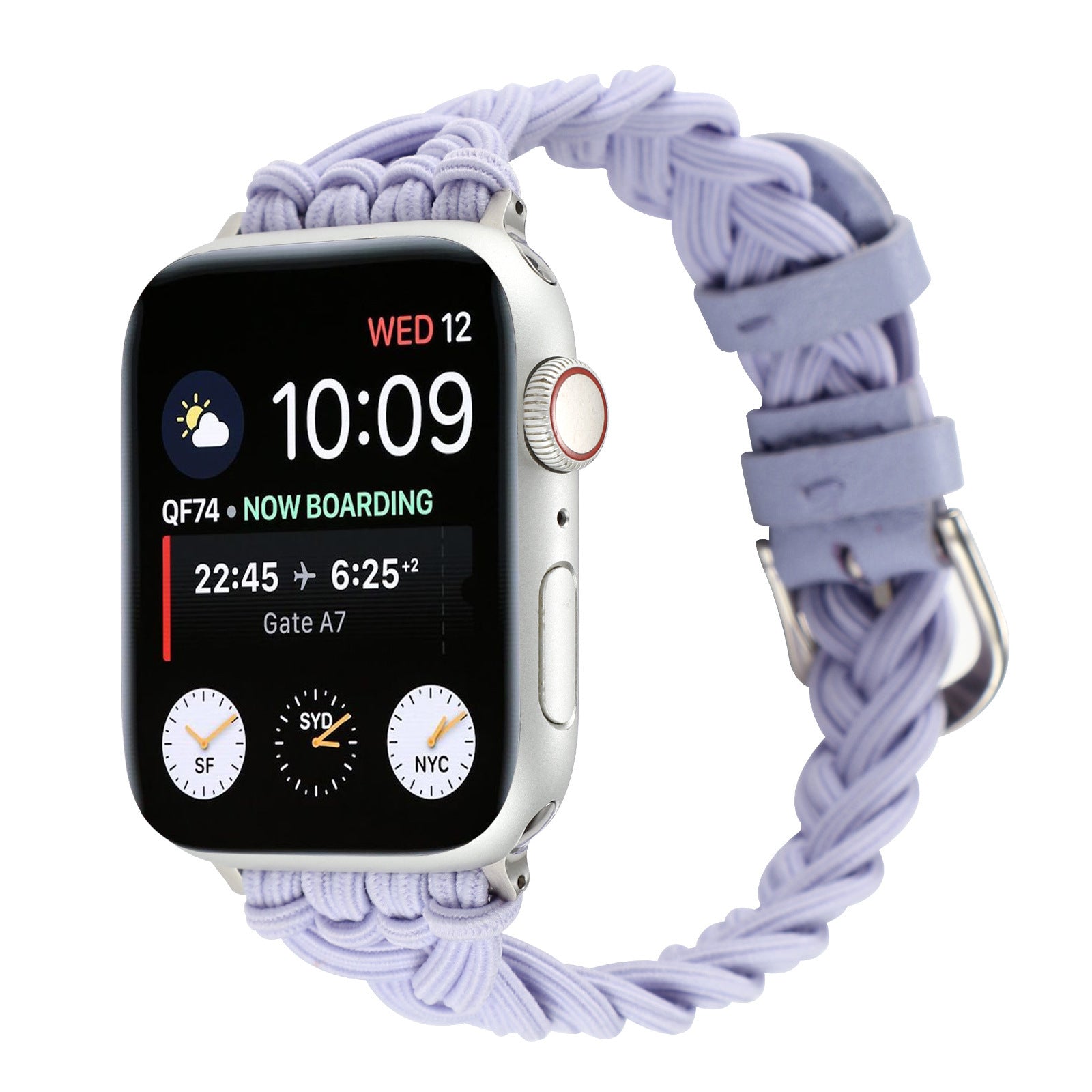 Stretch Braided Nylon Watch Strap For Apple Watch