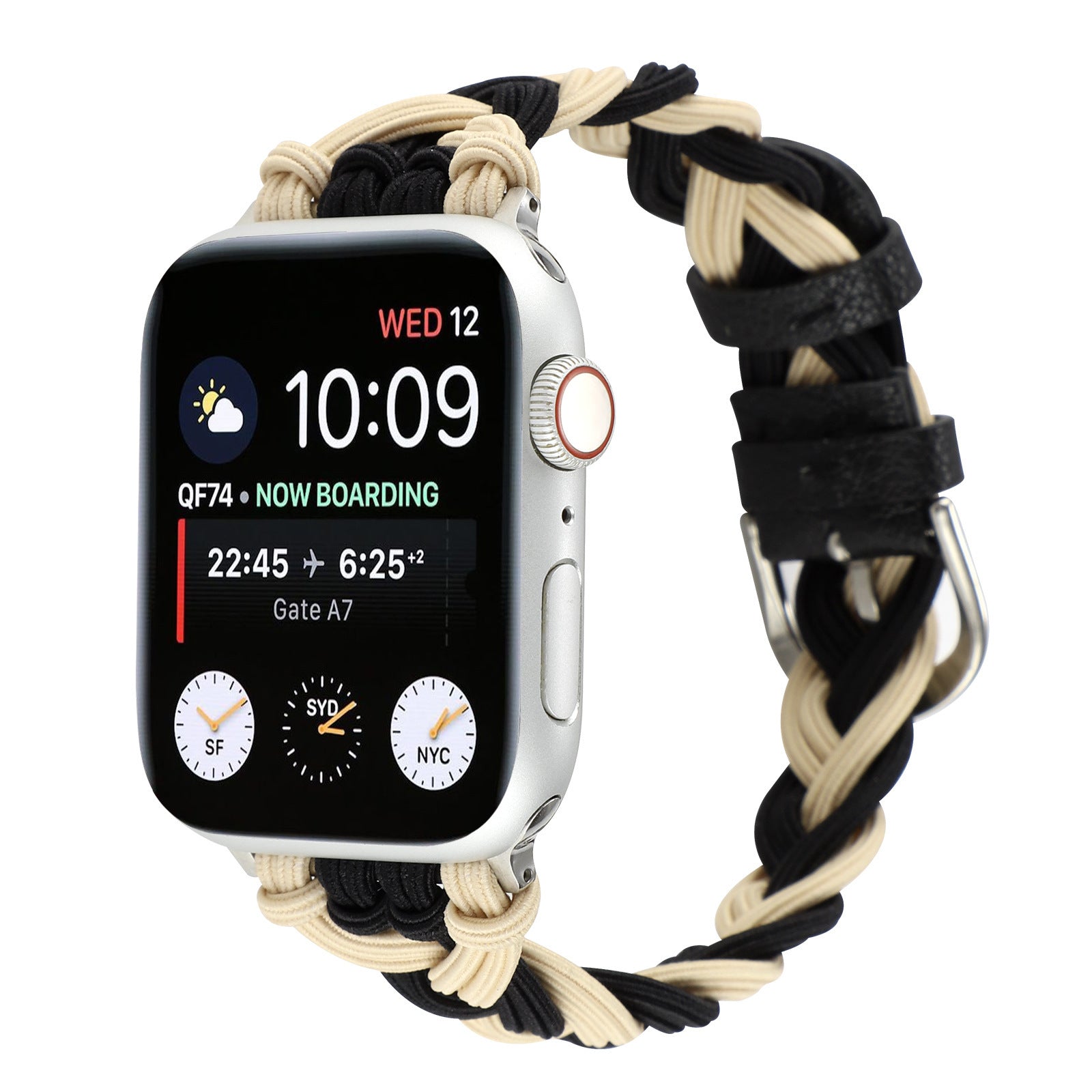 Stretch Braided Nylon Watch Strap For Apple Watch
