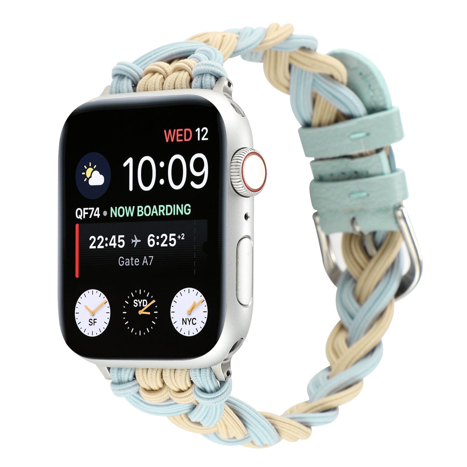 Stretch Braided Nylon Watch Strap For Apple Watch