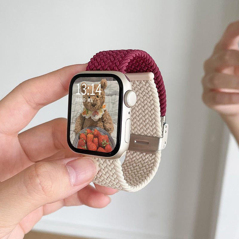 Nylon braided Apple watch strap