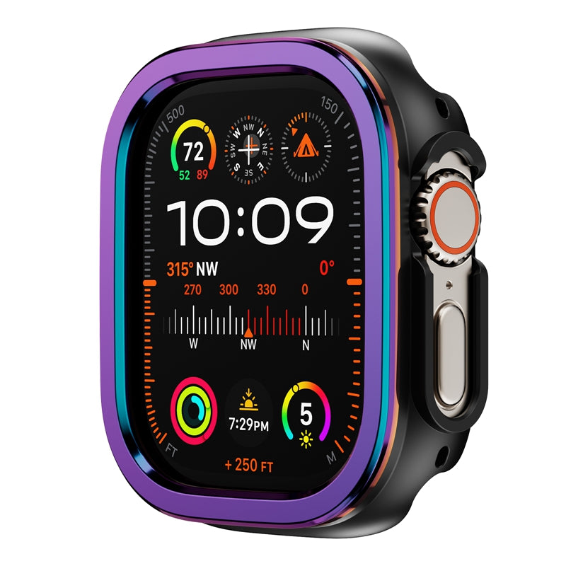 Aluminum Alloy Frame and Silicone Protective Case For Apple Watch