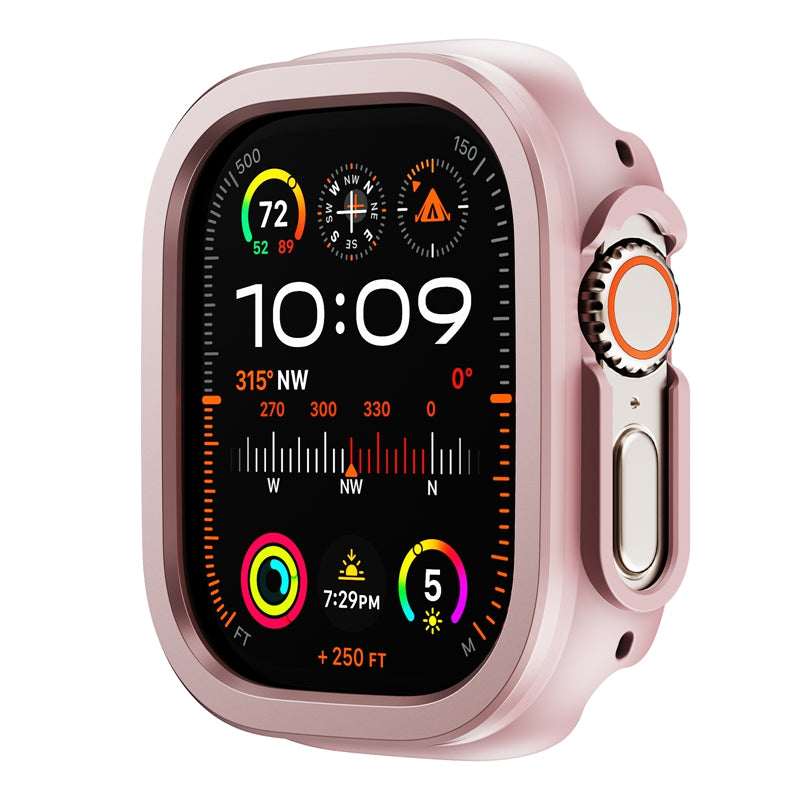 Aluminum Alloy Frame and Silicone Protective Case For Apple Watch