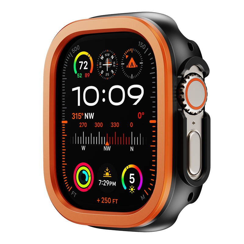 Aluminum Alloy Frame and Silicone Protective Case For Apple Watch