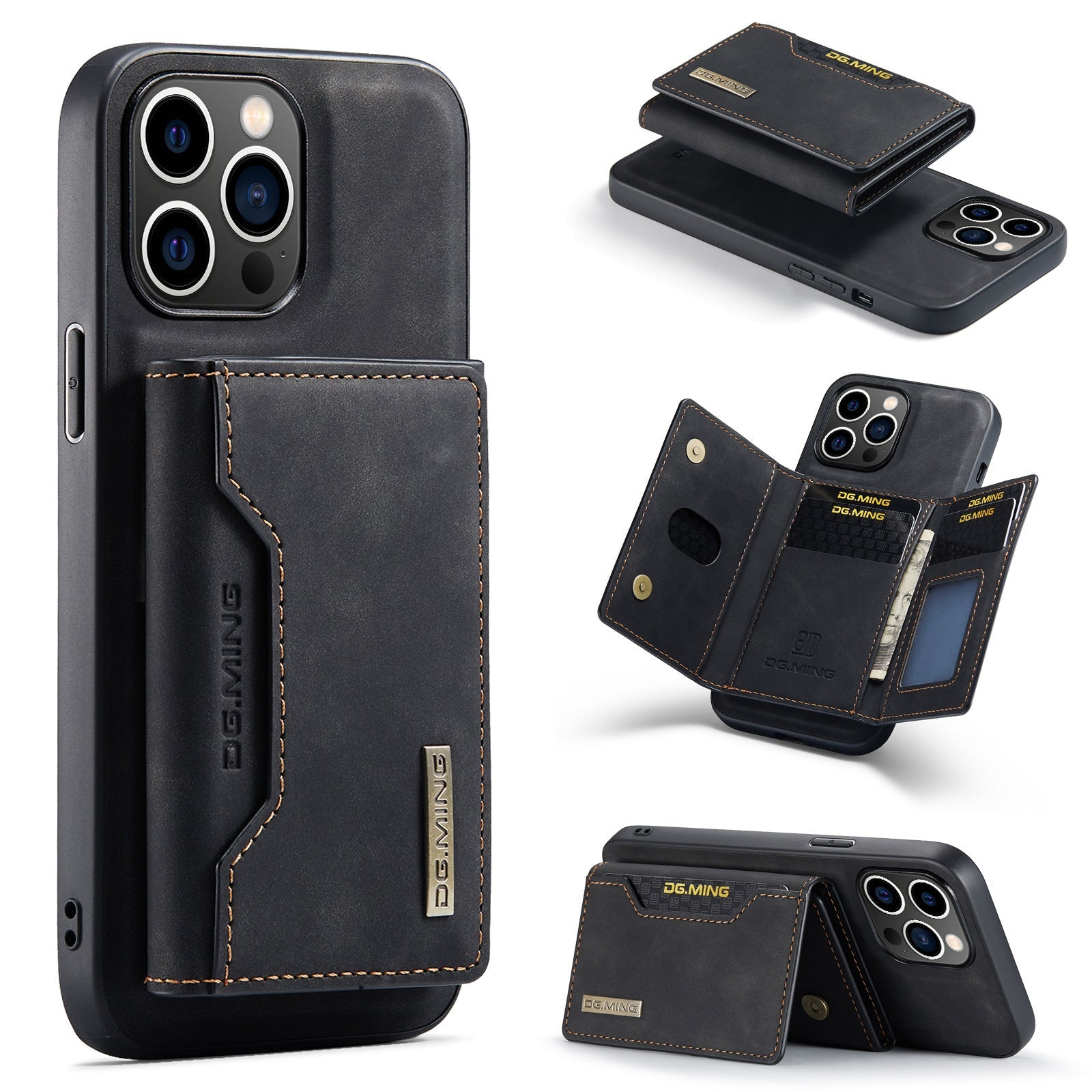 Dual-function Detachable Wallet Back Cover For iPhone