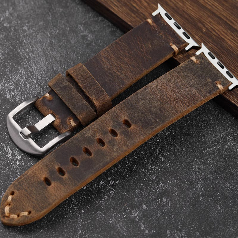 Vintage Leather Apple Watch Strap