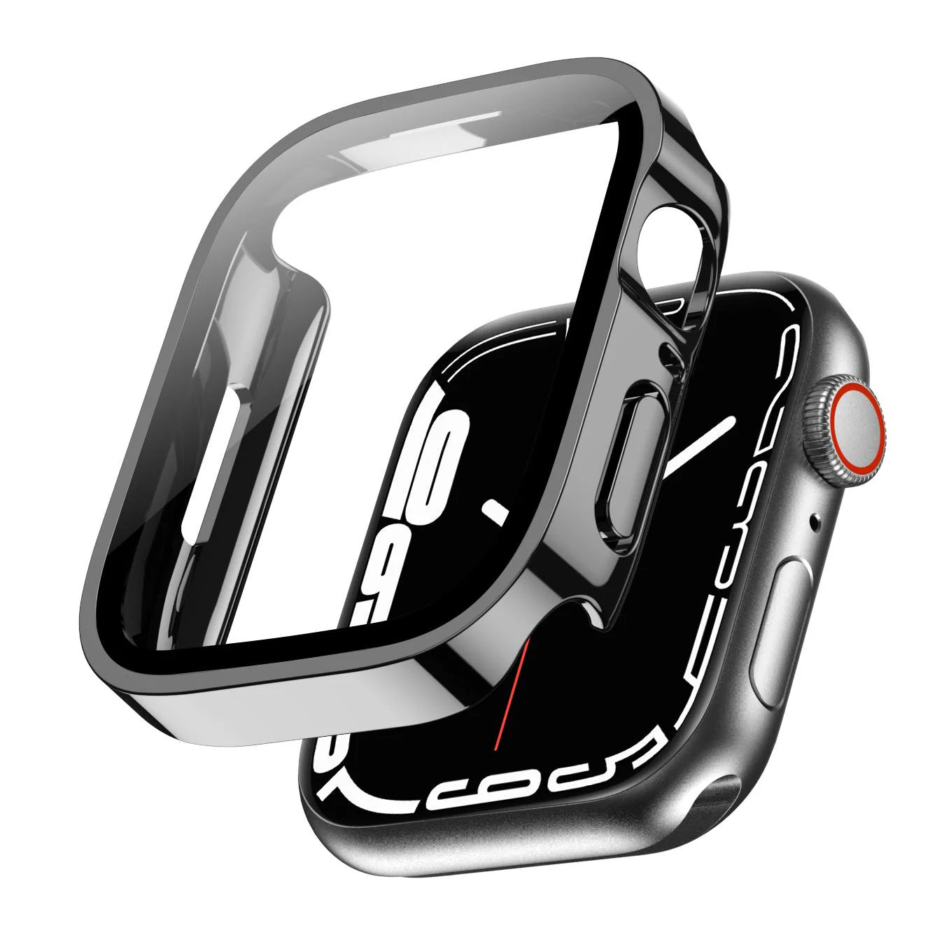 Waterproof Watch Case With Tempered Glass Film