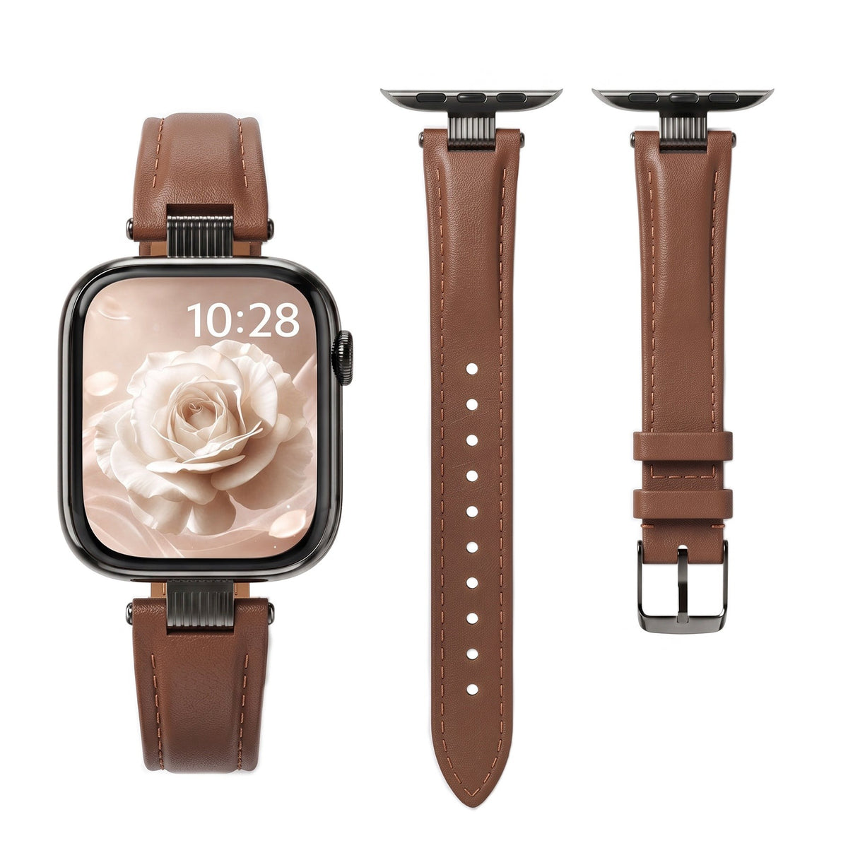 The Tapered Leather Strap For Apple Watch