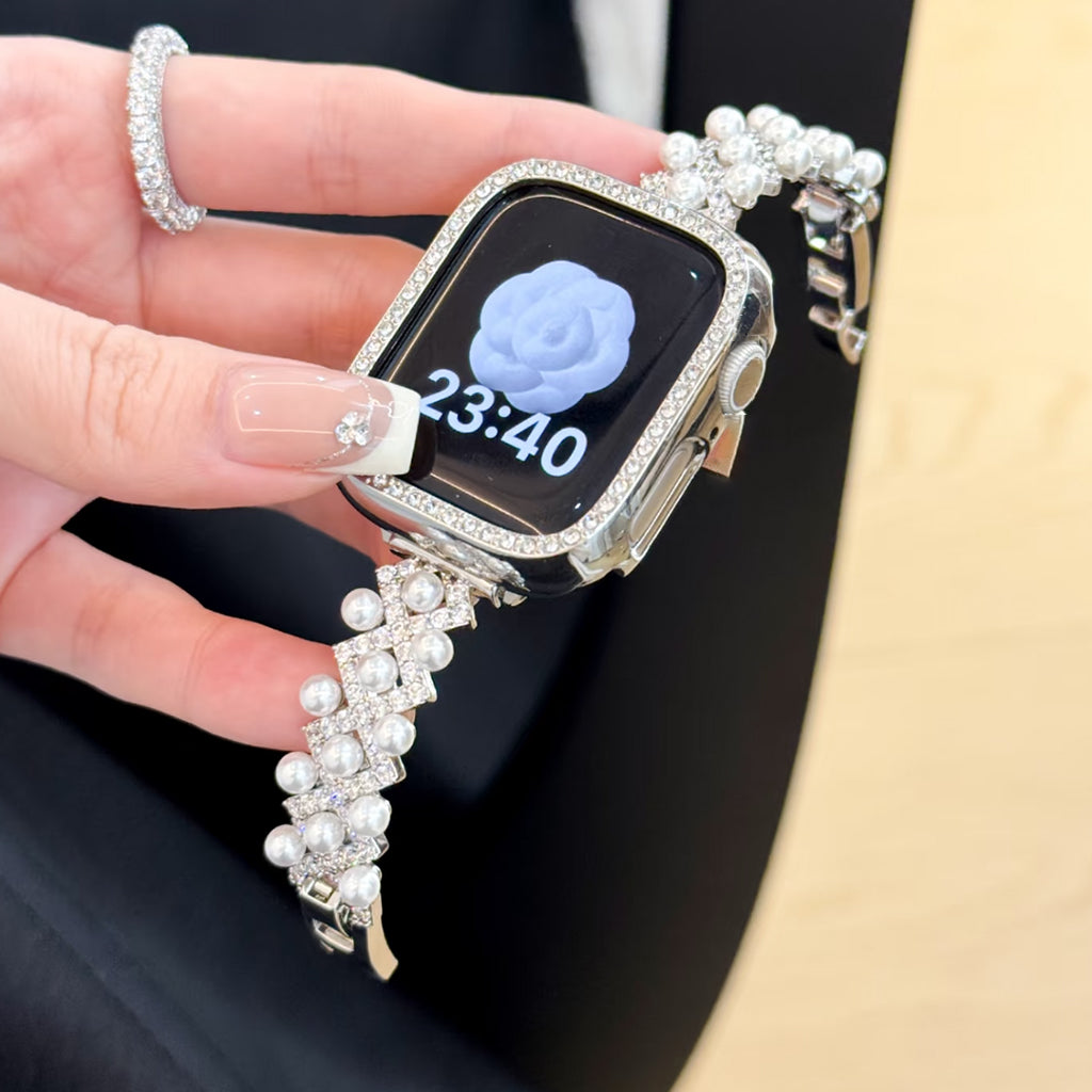 Luxury pearl Bracelet For Apple Watch
