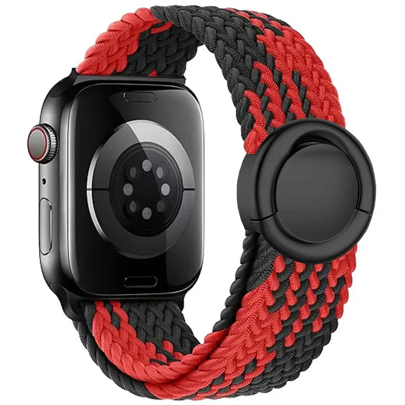 Round Magnetic Buckle Nylon Band For Apple Watch