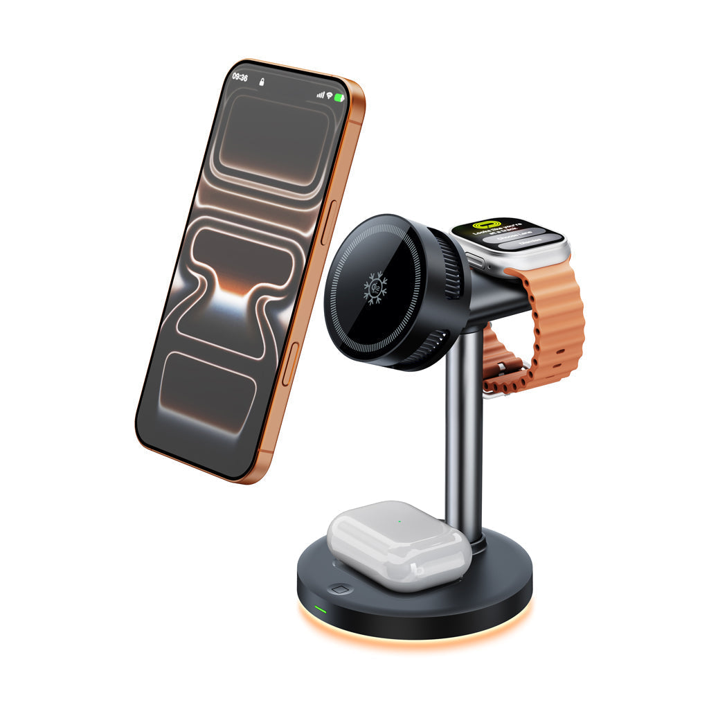 ChillCharge 3-in-1 TEC Cooling Wireless Charging Station