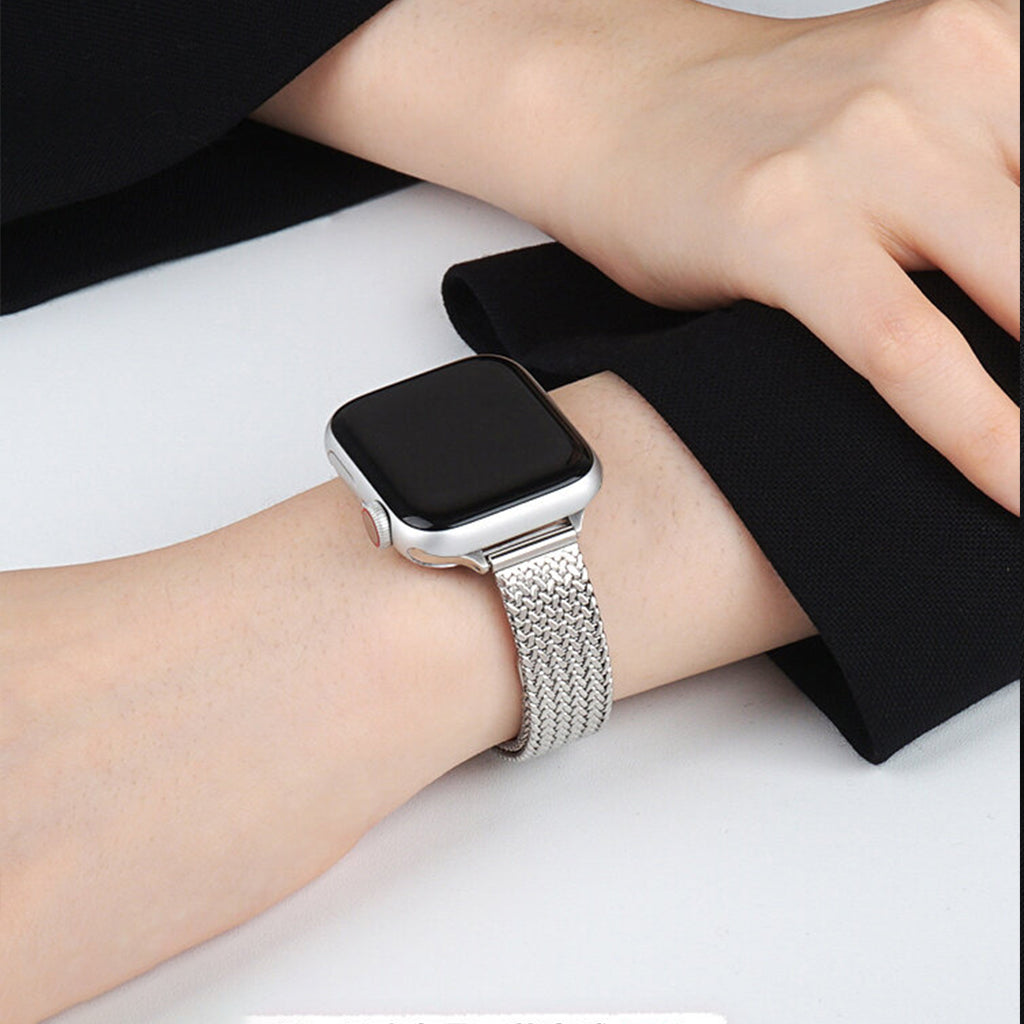 Elegant Fine Mesh Strap For Apple Watch
