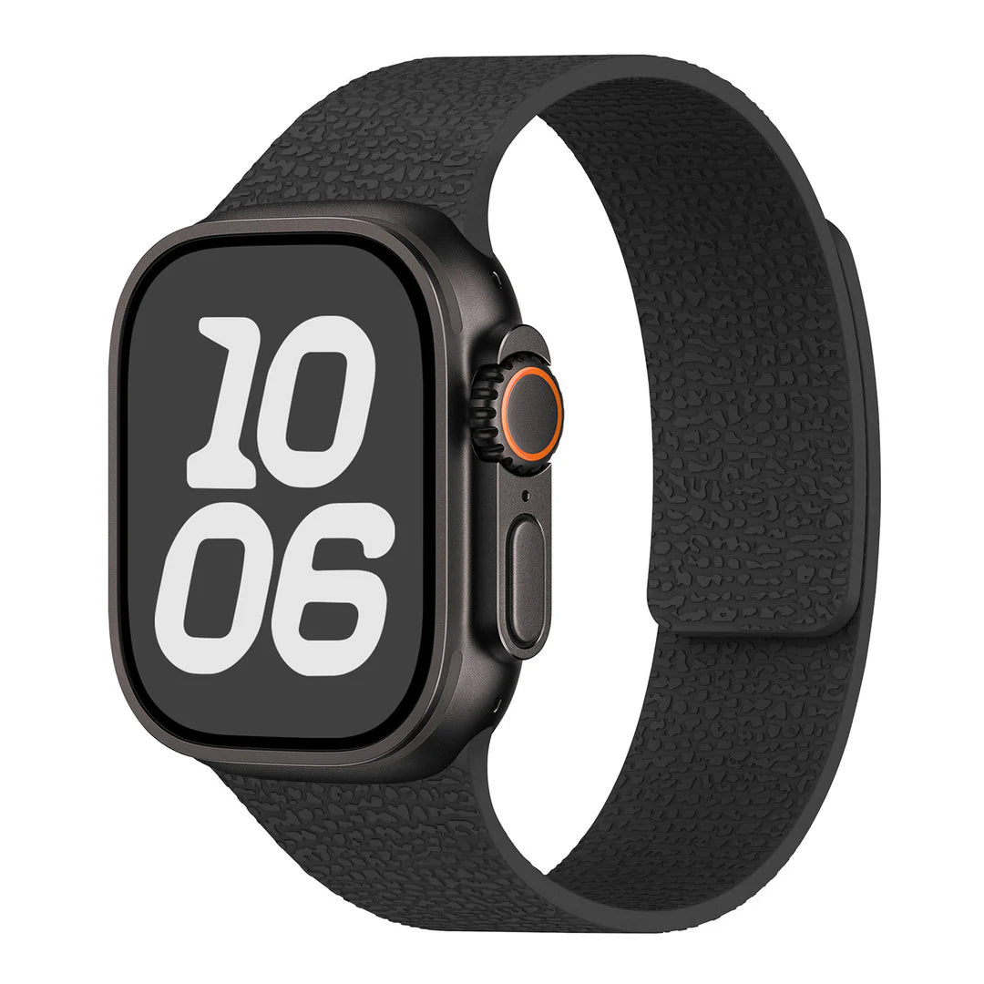 Magnetic Textured Silicone Strap For Apple Watch