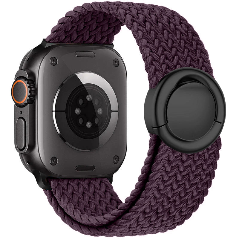 Round Magnetic Buckle Nylon Band For Apple Watch
