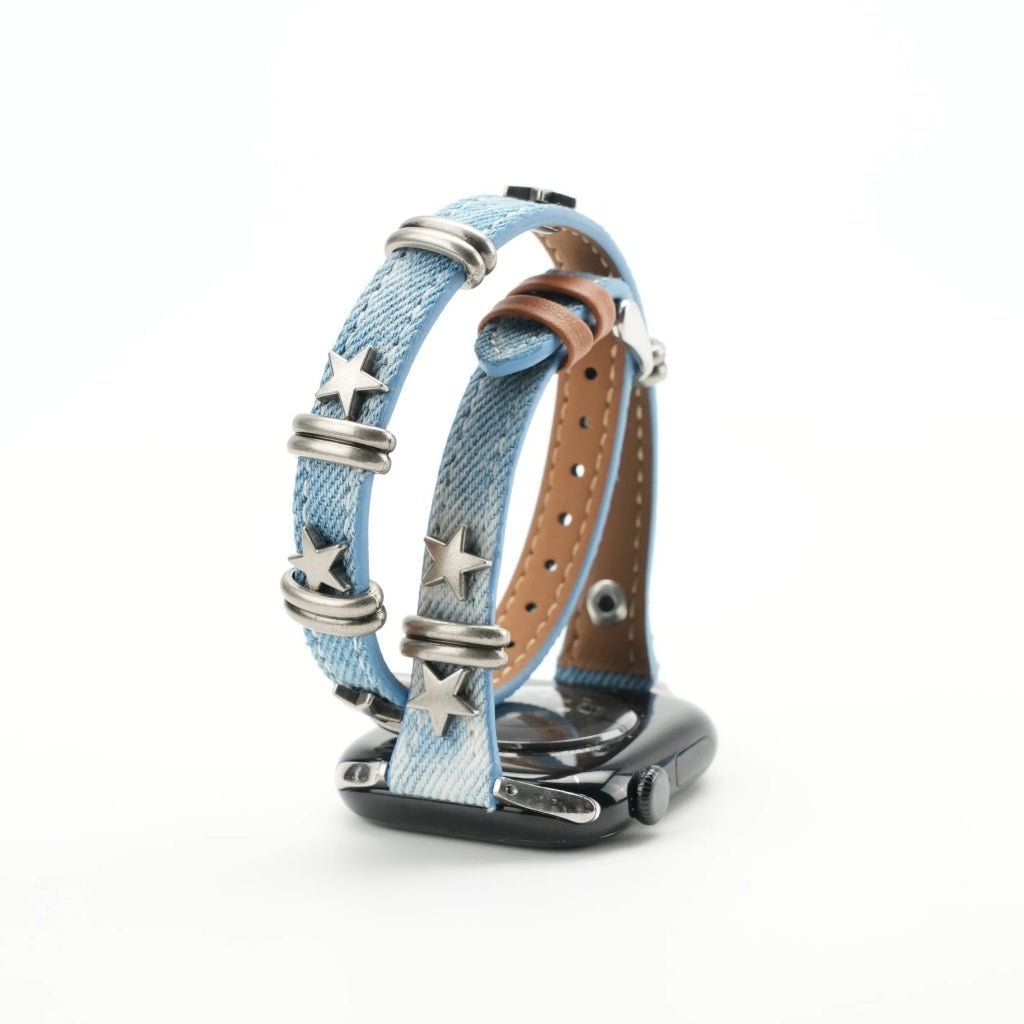 Vintage Star Stud Band For Apple Watch