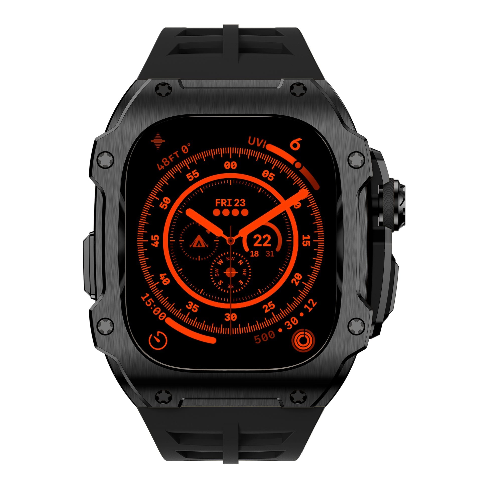 RM7015 Series - Silver Vanguard Apple Watch Ultra Case