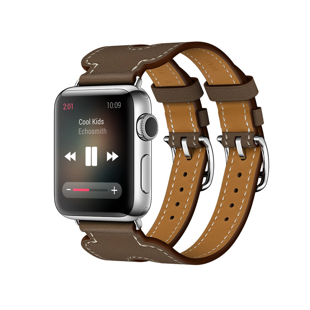 DOUBLE BUCKLE CUFF BAND FOR APPLE WATCH