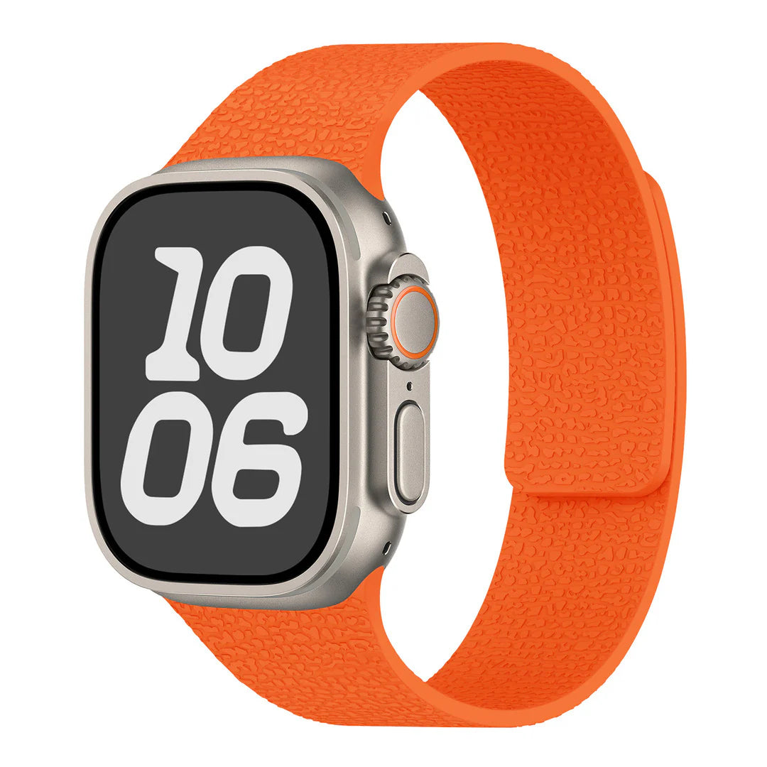 Magnetic Textured Silicone Strap For Apple Watch