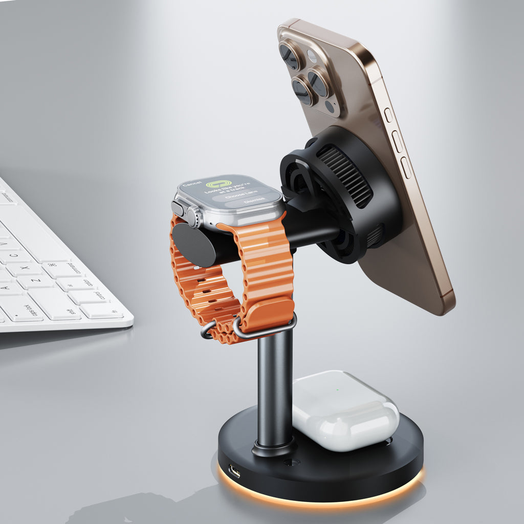 ChillCharge 3-in-1 TEC Cooling Wireless Charging Station