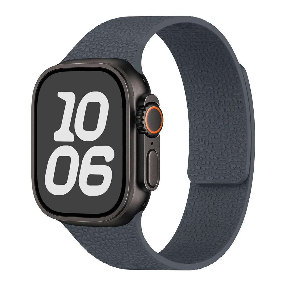 Magnetic Textured Silicone Strap For Apple Watch