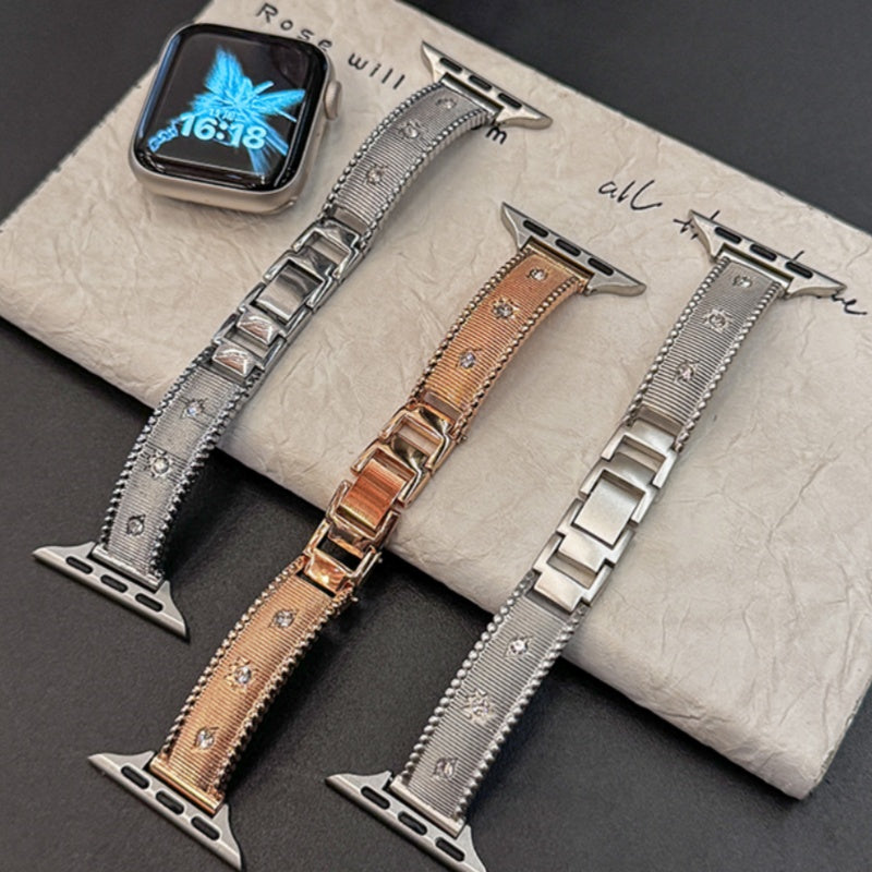 Metal Diamond Bracelet For Apple Watch