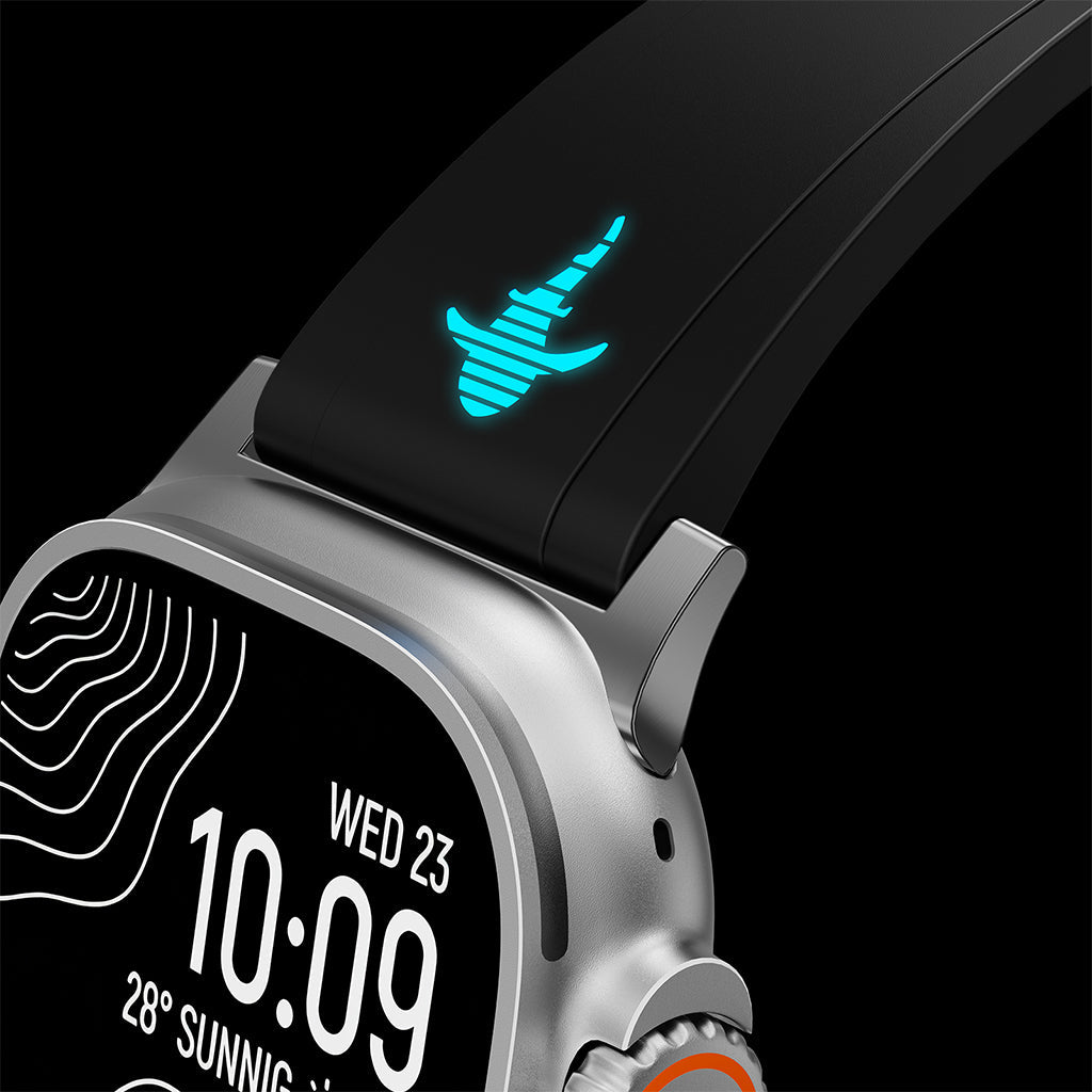 The Shark — Fine Watchmaking Grade FKM Apple Watch Band