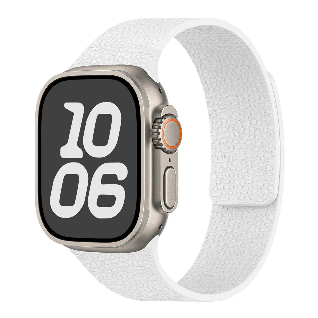 Magnetic Textured Silicone Strap For Apple Watch