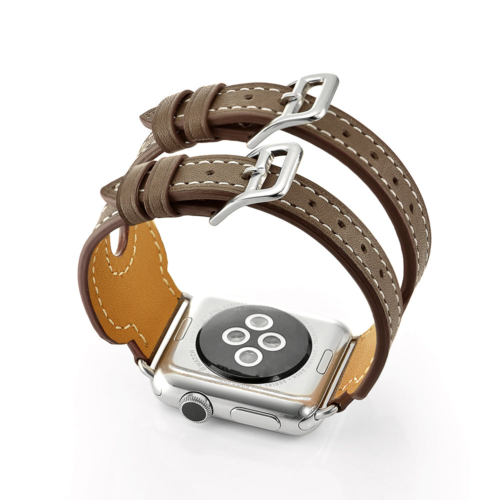 DOUBLE BUCKLE CUFF BAND FOR APPLE WATCH