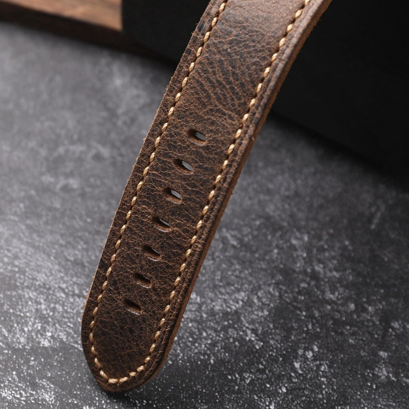 Handmade First-Grain Cowhide Strap For Apple watch